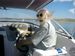 Karl Merkatz bei einer Bootsfahrt am Lake Jindabyne, AUS